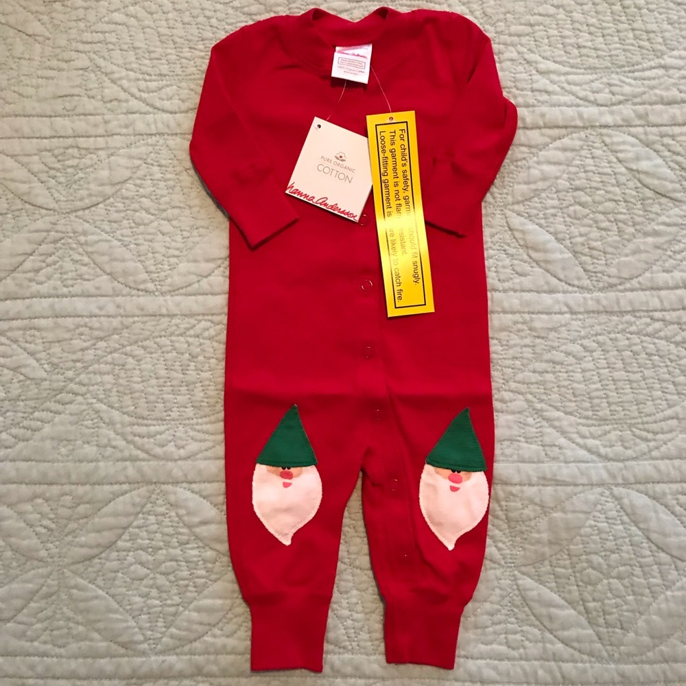 Hanna Christmas holiday pajamas 0-3m/50 NWT